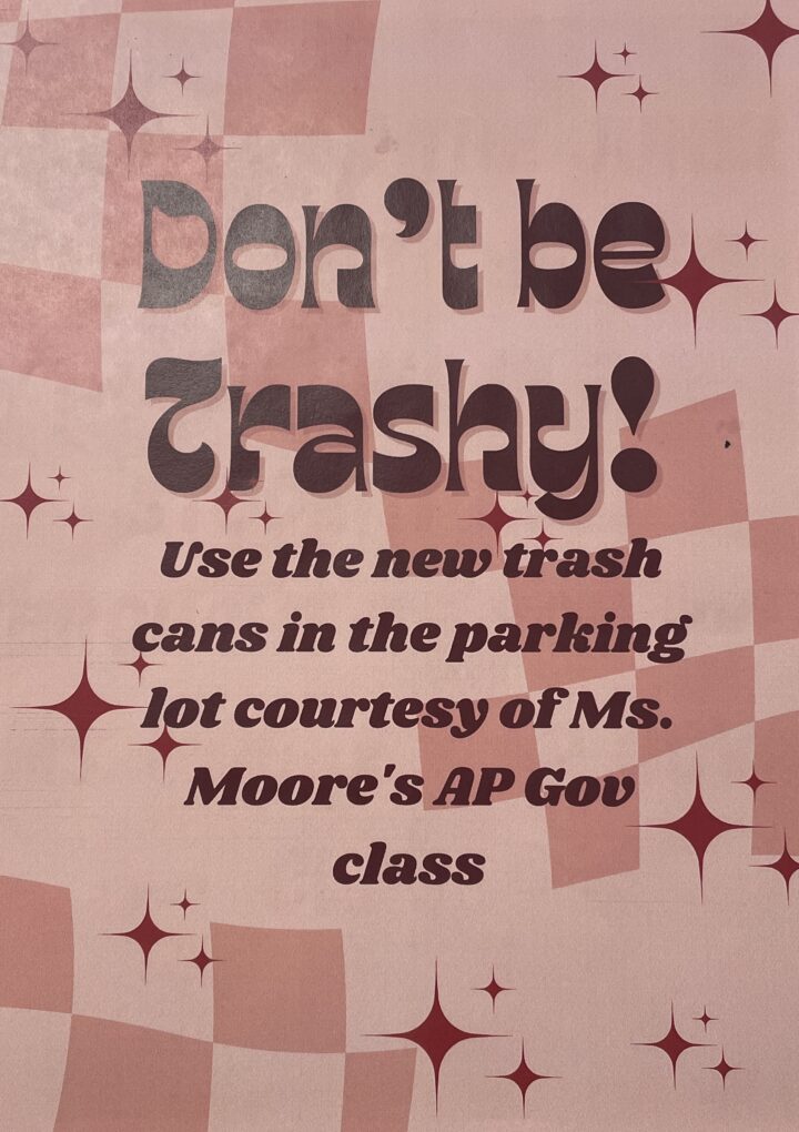 AP Gov Students Trash the Parking Lot